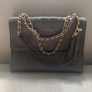 Tory Burch Large Fleming Tassel Bag